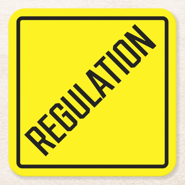 Papper Underlägg av förordning (Framsidan)