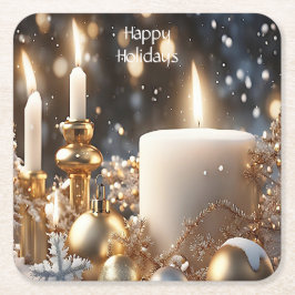 Papper Underlägg av helgdag ljus