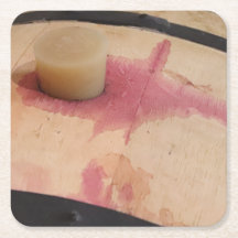 Papper Underlägg av korkad Vin