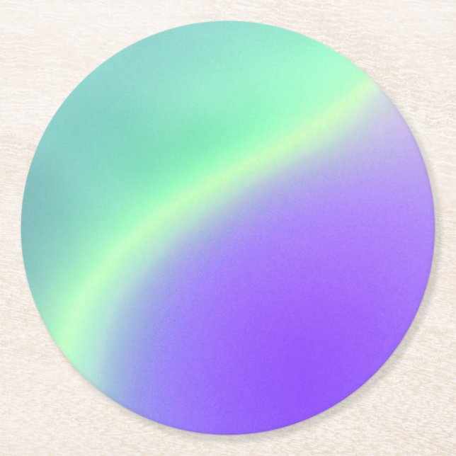 Papper Underlägg av lavender och Grönt Rund (Framsidan)