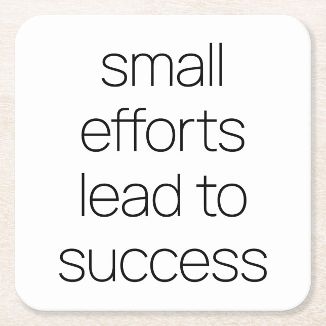 Papper Underlägg av mindre insatser Kvadrat (Framsidan)