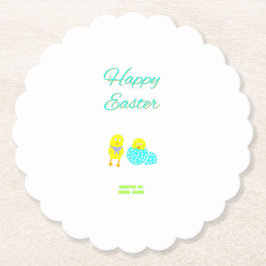 Papper Underlägg av påsk-föroreningar Scalloped Ro