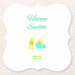 Papper Underlägg av påsk-Hatchlings-parentes