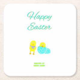 Papper Underlägg av påsk-kläckningsruta Kvadrat