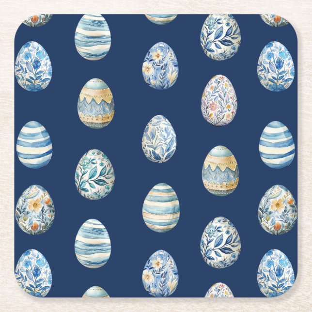 Papper Underlägg av påskägg Kvadrat (Framsidan)