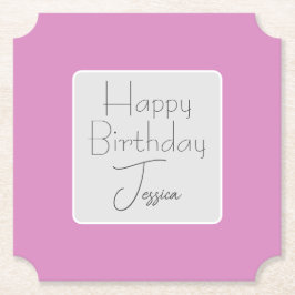 Papper Underlägg av perfektens Rosa