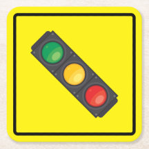Papper Underlägg av trafiksignaler