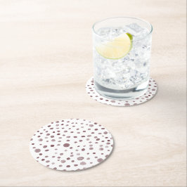 Papper Underlägg av vin-konfetti vattenfärgpunkter