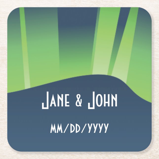 Papper Underlägg av Winter Wonderland Auroras (Framsidan)