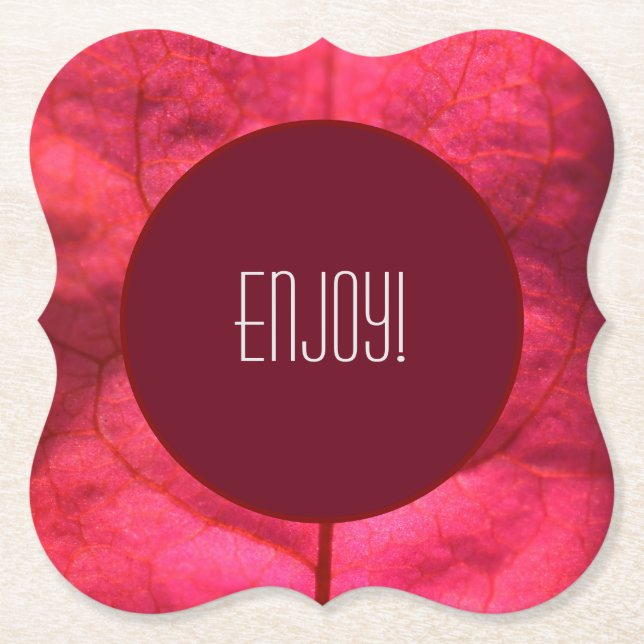 Papper Underlägg Bougainvillea-samling (Framsida)