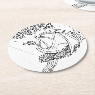 Papper Underlägg - Dragens bo