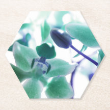 Papper Underlägg för Aqua Orchid-utskrift