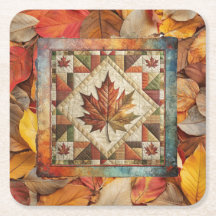 Papper Underlägg för färglös blomning hösten Löv