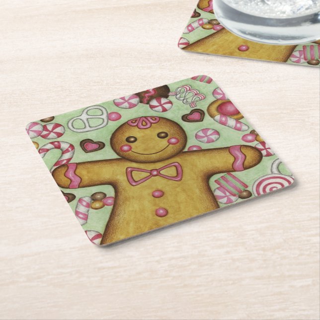 Papper Underlägg för julgodis (Vinklad)