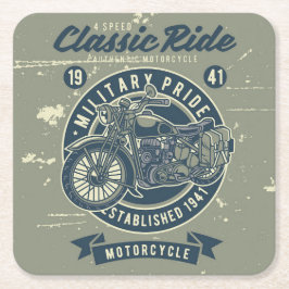 Papper Underlägg för militär motorcykelkonstruktio