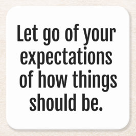 Papper Underlägg förväntning