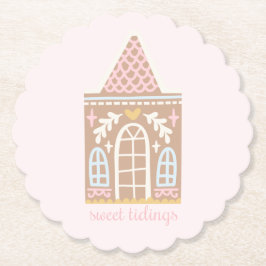 Papper Underlägg i Gingerbröd House