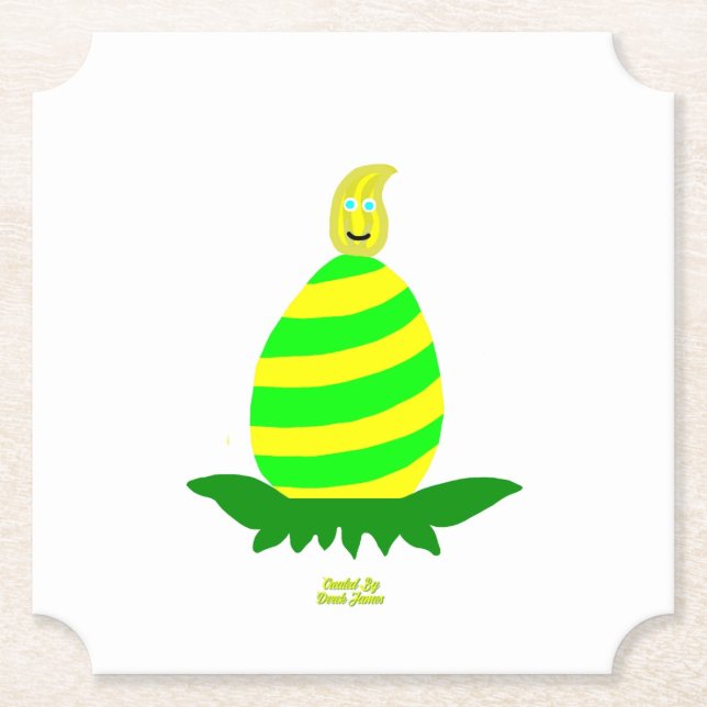 PAPPER UNDERLÄGG i PÅSK ÖNSKEMÅL BILJETT (Framsida)