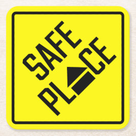 PAPPER UNDERLÄGG i SÄKRA STÄLLE Kvadrat