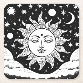 PAPPER UNDERLÄGG i SOL GUDOM Kvadrat