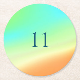 Papper Underlägg i sydvästra dagar Rund