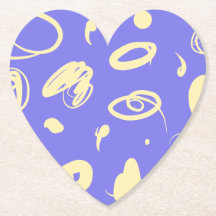 Papper Underlägg illustrationer av abstrakt hand p