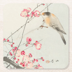 PAPPER UNDERLÄGG: JAPANESE WOODBLOCK : OHARA KOSON UNDERLÄGG PAPPER KVADRAT