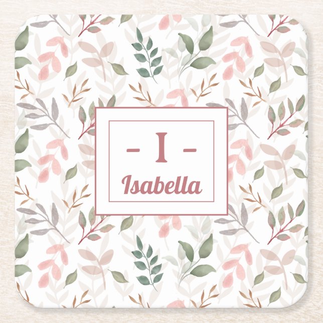 Papper Underlägg Kvadrat (Framsidan)