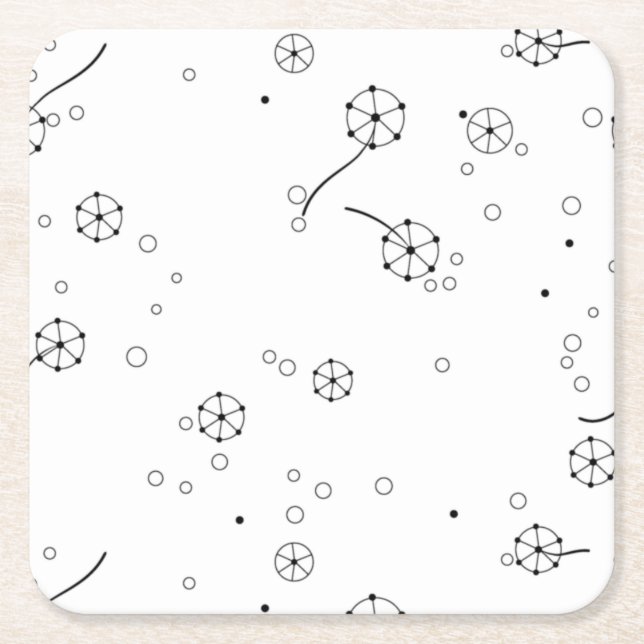 Papper Underlägg Kvadrat (Framsidan)