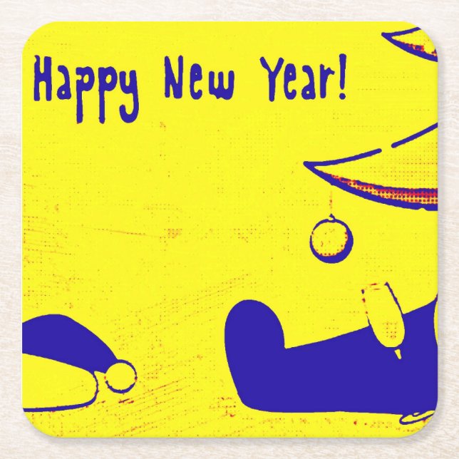 Papper Underlägg Kvadrat (Framsidan)