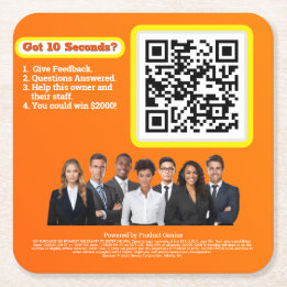 Papper Underlägg Kvadrat