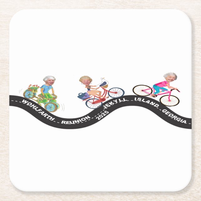 Papper Underlägg Kvadrat (Framsidan)