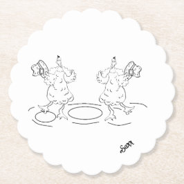 Papper Underlägg: Låt oss Dance Underlägg Papper