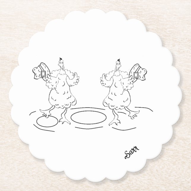 Papper Underlägg: Låt oss Dance Underlägg Papper (Framsida)