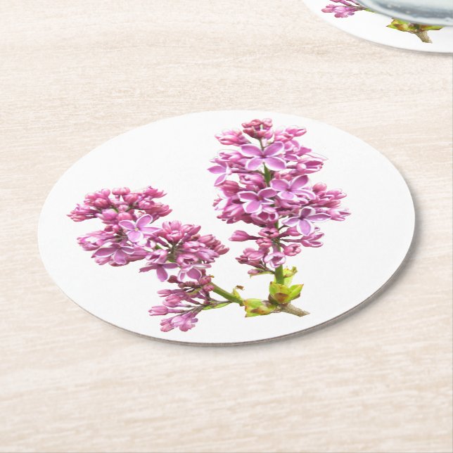Papper Underlägg - Lilac-Blommar (Vinklad)