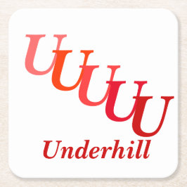 Papper Underlägg - Namn och skäl