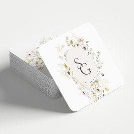 Papper Underlägg på det botaniska Bröllop-torget Kvadrat