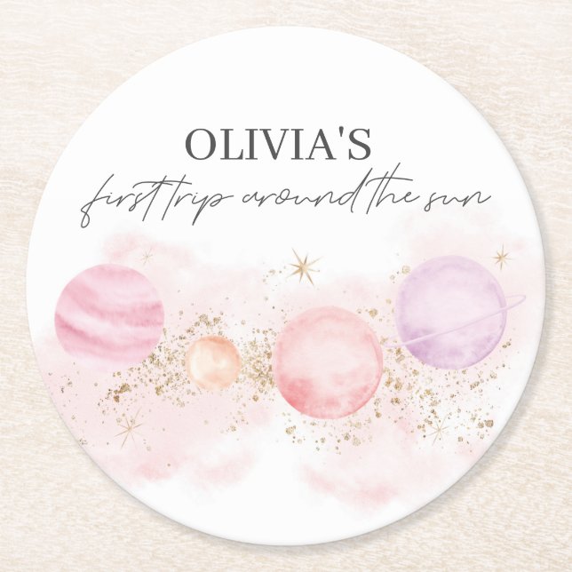 Papper Underlägg Rund (Framsidan)