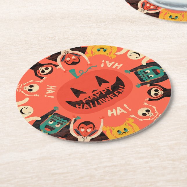 Papper Underlägg Rund (Vinklad)