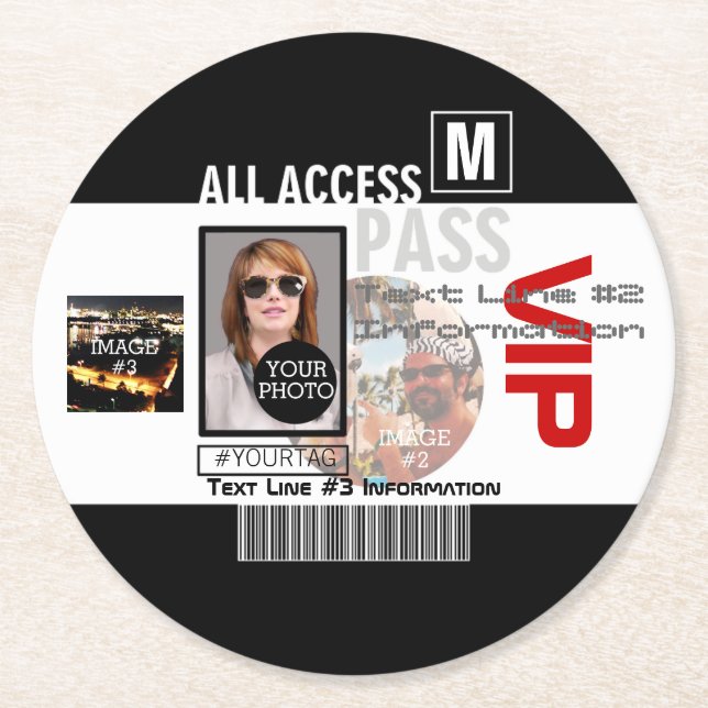 Papper Underlägg Rund (Framsidan)