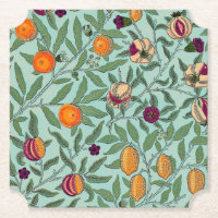 PAPPER UNDERLÄGG: WILLIAM MORRIS : POMEGRANATES
