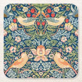 PAPPER UNDERLÄGG: WILLIAM MORRIS, STRAWBERRY THIEV UNDERLÄGG PAPPER KVADRAT