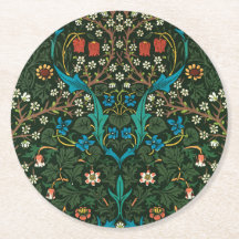 PAPPER UNDERLÄGG WILLIAM MORRIS "TULIPS"-KONSTRUKT
