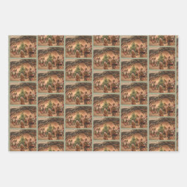 Papper uppsättning 2 för julafton