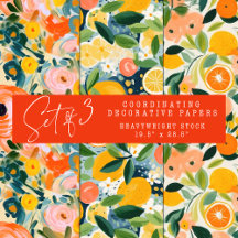 PAPPER UPPSÄTTNING FÖR abstrakt OCH DEKORATIV BLOM