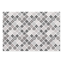 papper uppsättning med 3 lakan abstrakt mandala