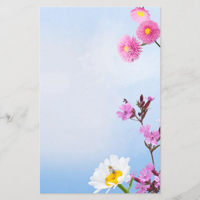 papper vår blommor (Framsida)