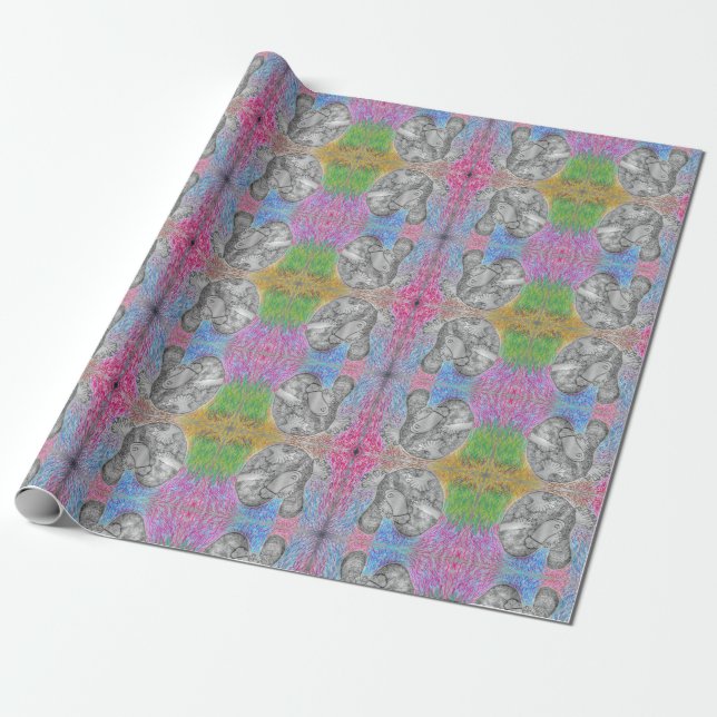 PAPPER VARNING AV PLATYPUS TECKNAD AUSTRALIA PRESENTPAPPER (Utrullad)
