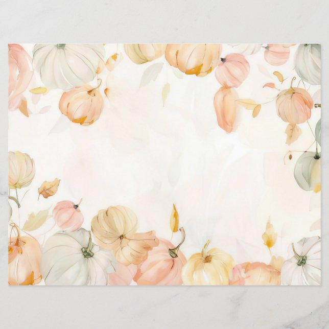 papper vattenfärgspumpa, mönster (Framsida)