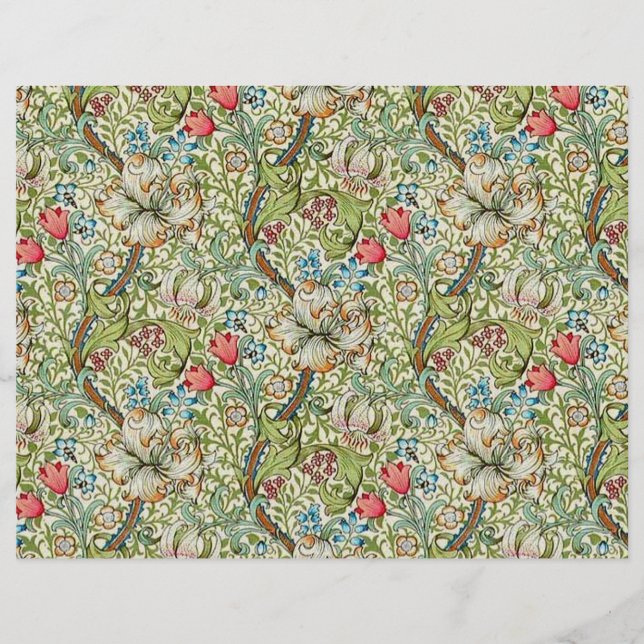 Papper vintage Blommor | Blommigt Craft (Framsida)